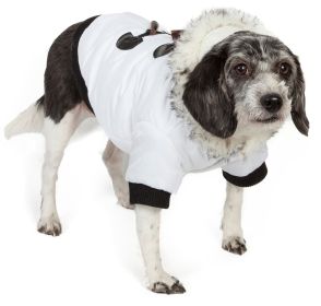 Aspen Winter-White Fashion Dog Parka Coat (Size: X-Small)