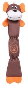 Extra Long Dura-Chew Water Resistant Tugging Dog Toy (Color: Brown)