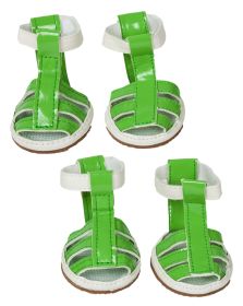 Buckle-Supportive Pvc Waterproof Dog Sandals Shoes (Size: X-Small)