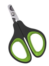 'Mini Razor' Pet Nail Clipper for Small Breeds Puppies (Color: Green)