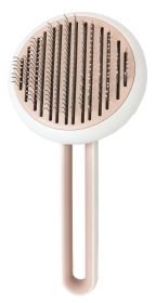 'Concepto' Modern Bristle Dog Deshedder Comb (Color: pink)