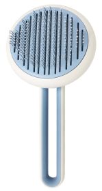 'Concepto' Modern Bristle Dog Deshedder Comb (Color: Blue)