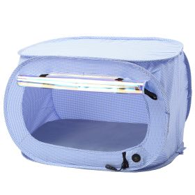 Pet Life "Enterlude" Electronic Heating Lightweight & Collapsible Tent (Color: Blue)