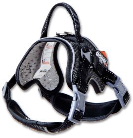 'Scorpion' High-Performance Free-Range Dog Harness (Color: Black, Size: Small)