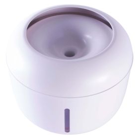 'Moda-Pure' Quiet Filtered Dog Fountain Waterer (Color: White)