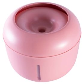 'Moda-Pure' Quiet Filtered Dog Fountain Waterer (Color: pink)