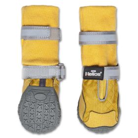 'Traverse' Premium Grip High-Ankle Outdoor Dog Boots (Color: Yellow, Size: X-Small)