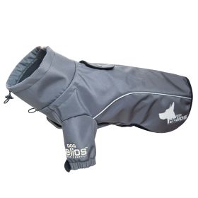 Extreme Softshell Performance Fleece Dog Coat (Color: Grey, Size: Medium)