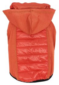 Hybrid 4-Season Stretch & Quick-Dry Dog Coat w/ Pop out Hood (Color: Red, Size: Small)