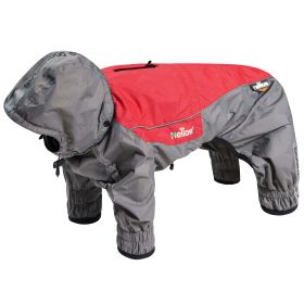 'Arctic Blast' Full Bodied Winter Dog Coat w/ Blackshark Tech (Color: Red, Size: X-Small)