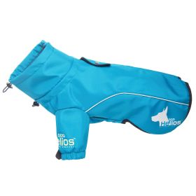 Extreme Softshell Performance Fleece Dog Coat (Color: Blue, Size: X-Small)