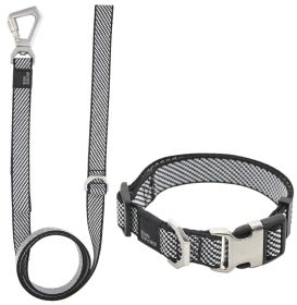 'Escapade' Outdoor Series 2-in-1 Dog Leash & Collar (Color: Grey, Size: Small)