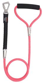 'Flexo-Tour' Shock Aborbing & 3M Reflective Dog Leash (Color: pink)