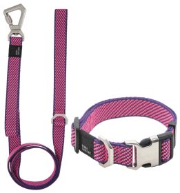 'Escapade' Outdoor Series 2-in-1 Dog Leash & Collar (Color: pink, Size: Small)