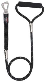 'Flexo-Tour' Shock Aborbing & 3M Reflective Dog Leash (Color: Black)