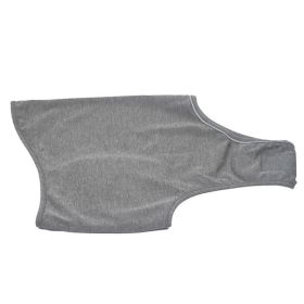 Anti Anxiety Dog Vest Jacket Shirt Stress Relief Wrap (Color: Light Grey, Size: XL 29-49kg)