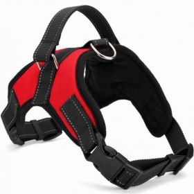 Dog Flushing Chest Strap Traction Rope Explosion proof (Specifications (length * width): S, Colour: Star Spangled Banner)