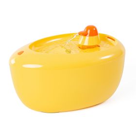 Automatic Dog Water dispenser Lg capacity (Specifications: Little Yellow Duck Water dispenser - Yellow)