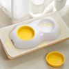 Egg-shaped Dog Single or Double Bowl Drinking & Feeding