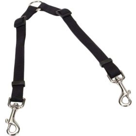 Two Dog Adjustable Nylon Coupler Black (Option: 36"L x 3/4"W)